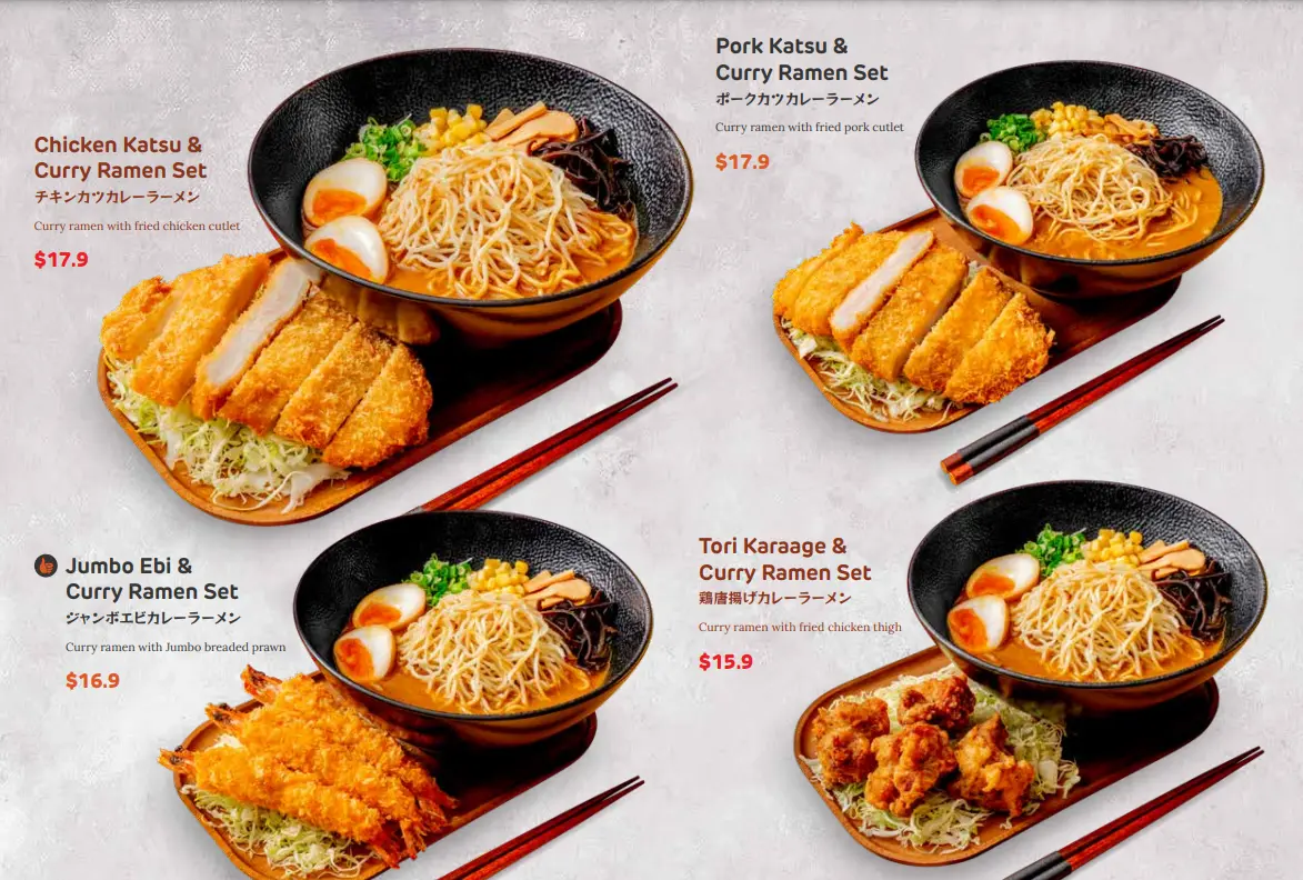 MONSTER CURRY MENU – CURRY RAMEN 2024