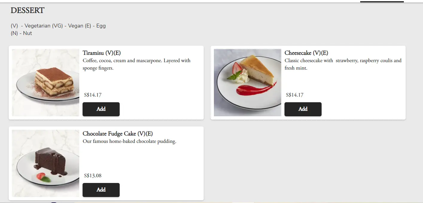 PIZZA EXPRESS DESSERT MENU PRICES 2024