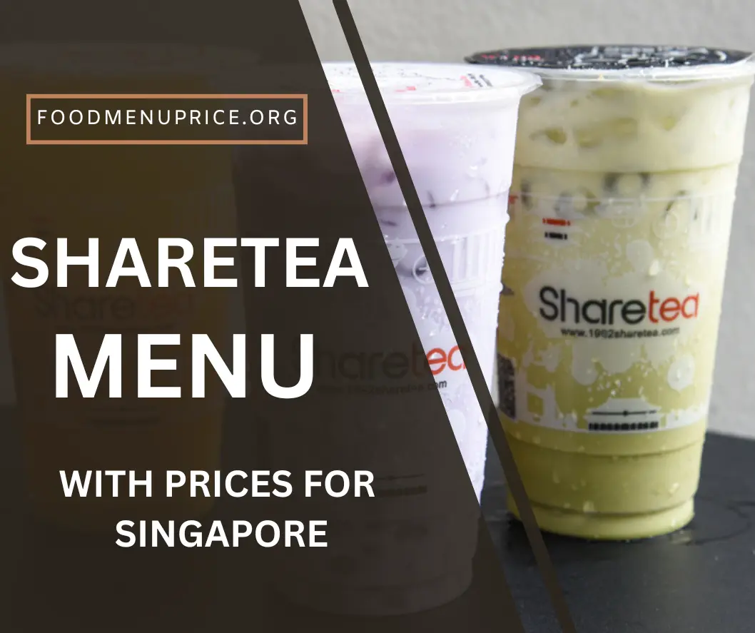 SHARETEA MENU 2024