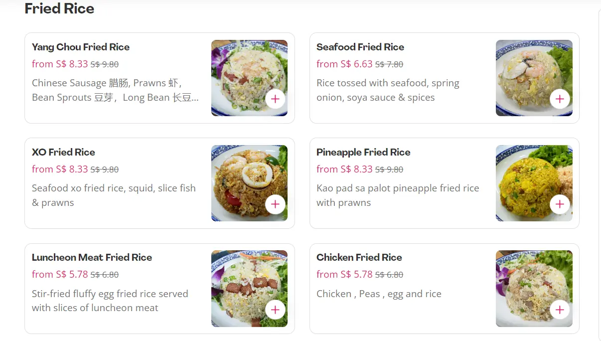 SHI KOU SEAFOOD FRIED RICE MENU PRICES 2024