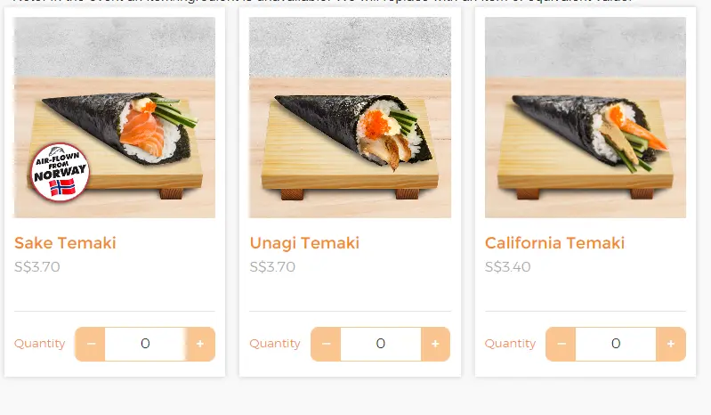 UMISUSHI TEMAKI MENU PRICES 2024