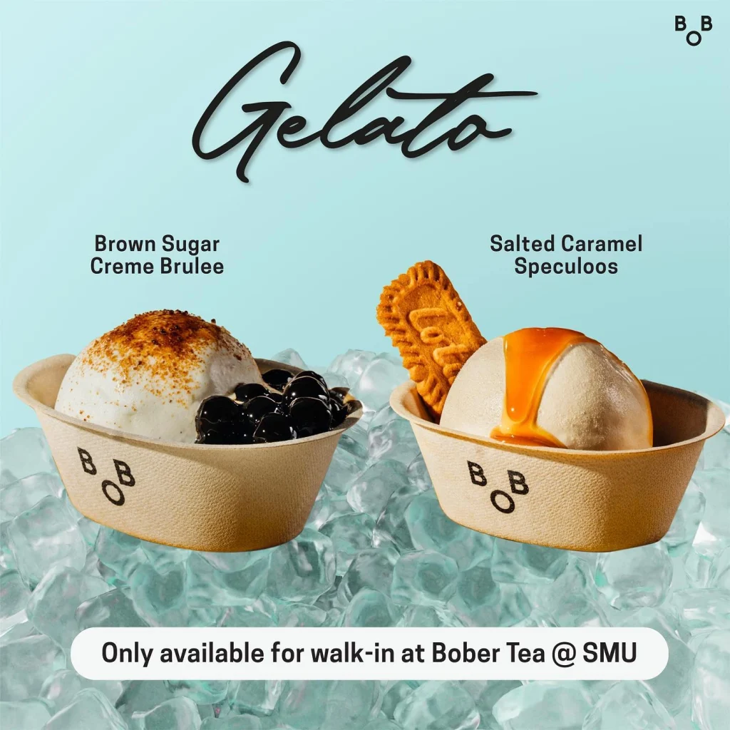 BOBER TEA LATTE SERIES MENU 2024