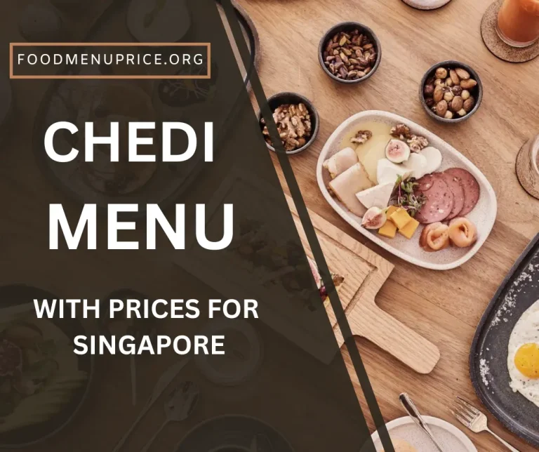 Chedi Menu 2024