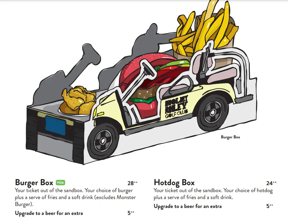 HOLEY MOLEY BOX IT & KIDS MENU 2024