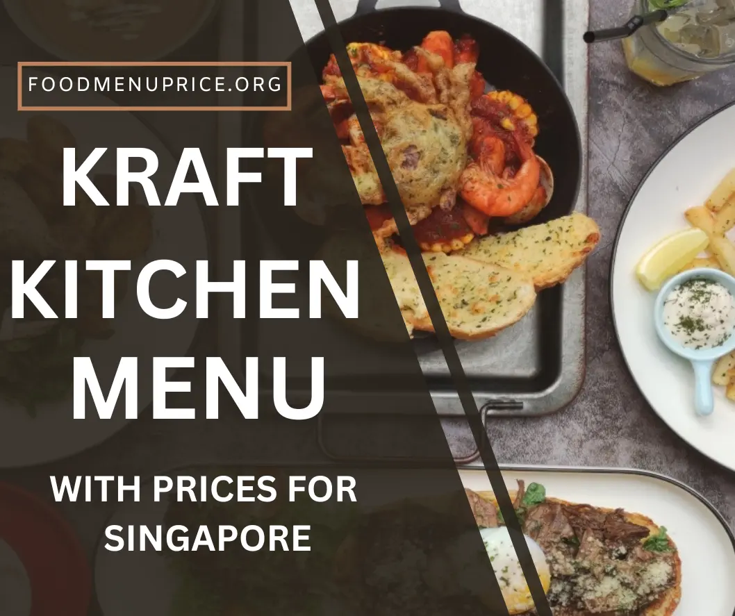 KRAFT KITCHEN MENU 2024