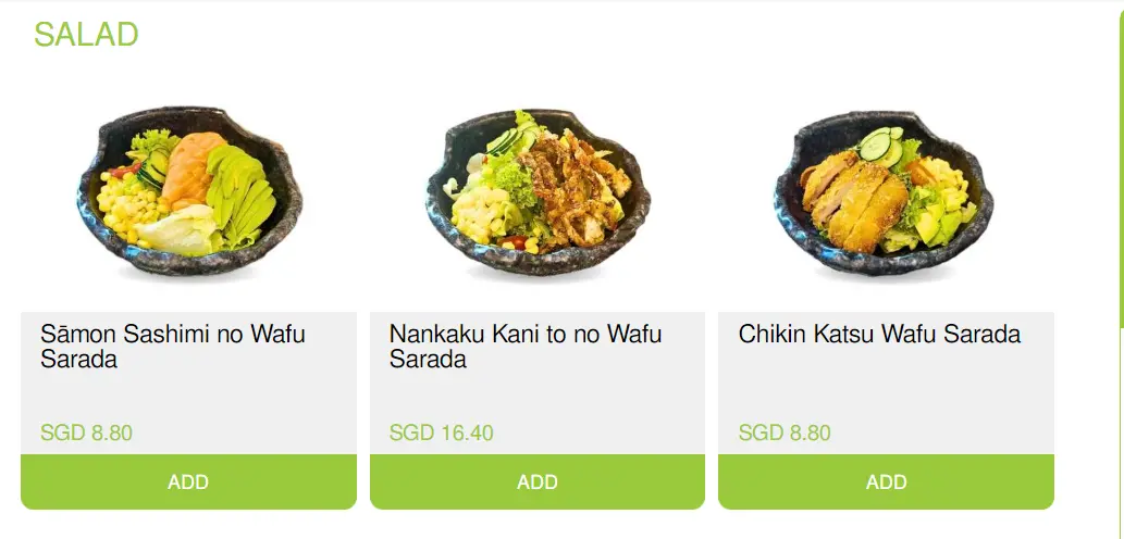 SAKAE SUSHI GOZEN & SALAD PRICES 2024