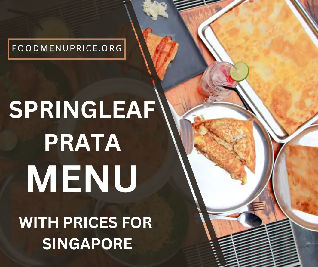 SPRINGLEAF PRATA MENU 2024