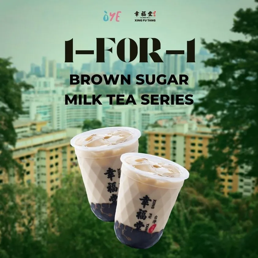 XING FU TANG FRESH MILK SERIES MENU 2024