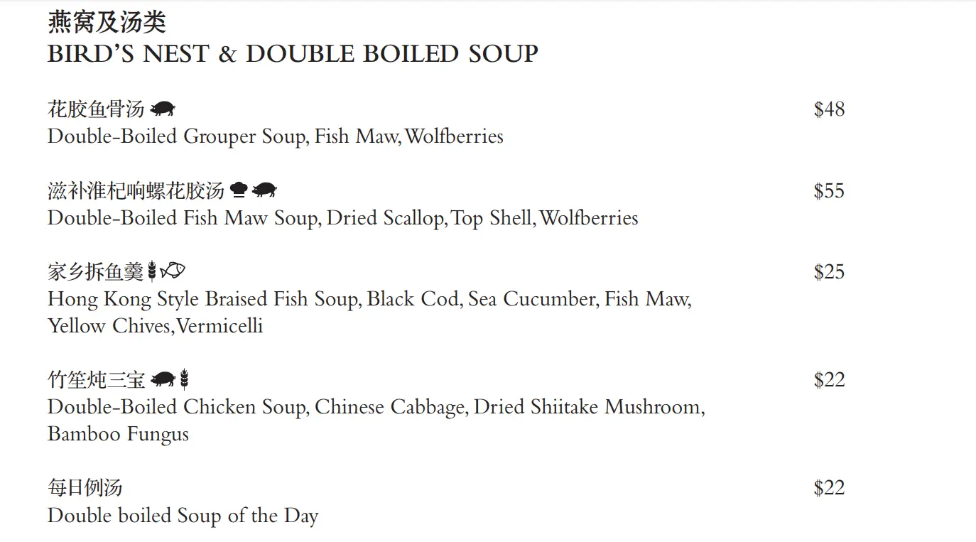 5 ON 25 SOUP MENU PRICES 2024