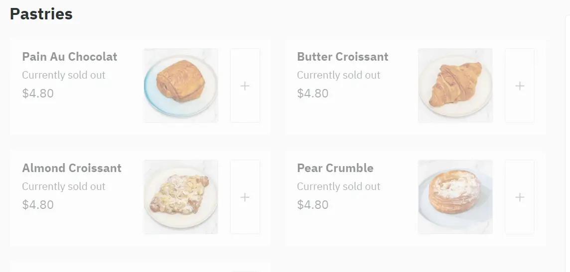 6 LETTER BRUNCH PASTRIES MENU PRICES 2024