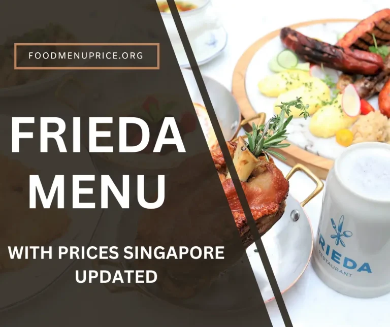 Frieda Menu 2024