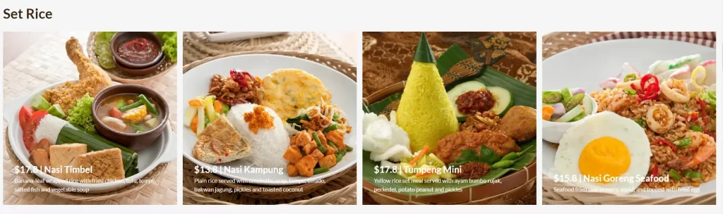 INDOCHILI SET RICE MENU PRICES 2024