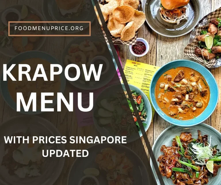 Krapow Menu 2024