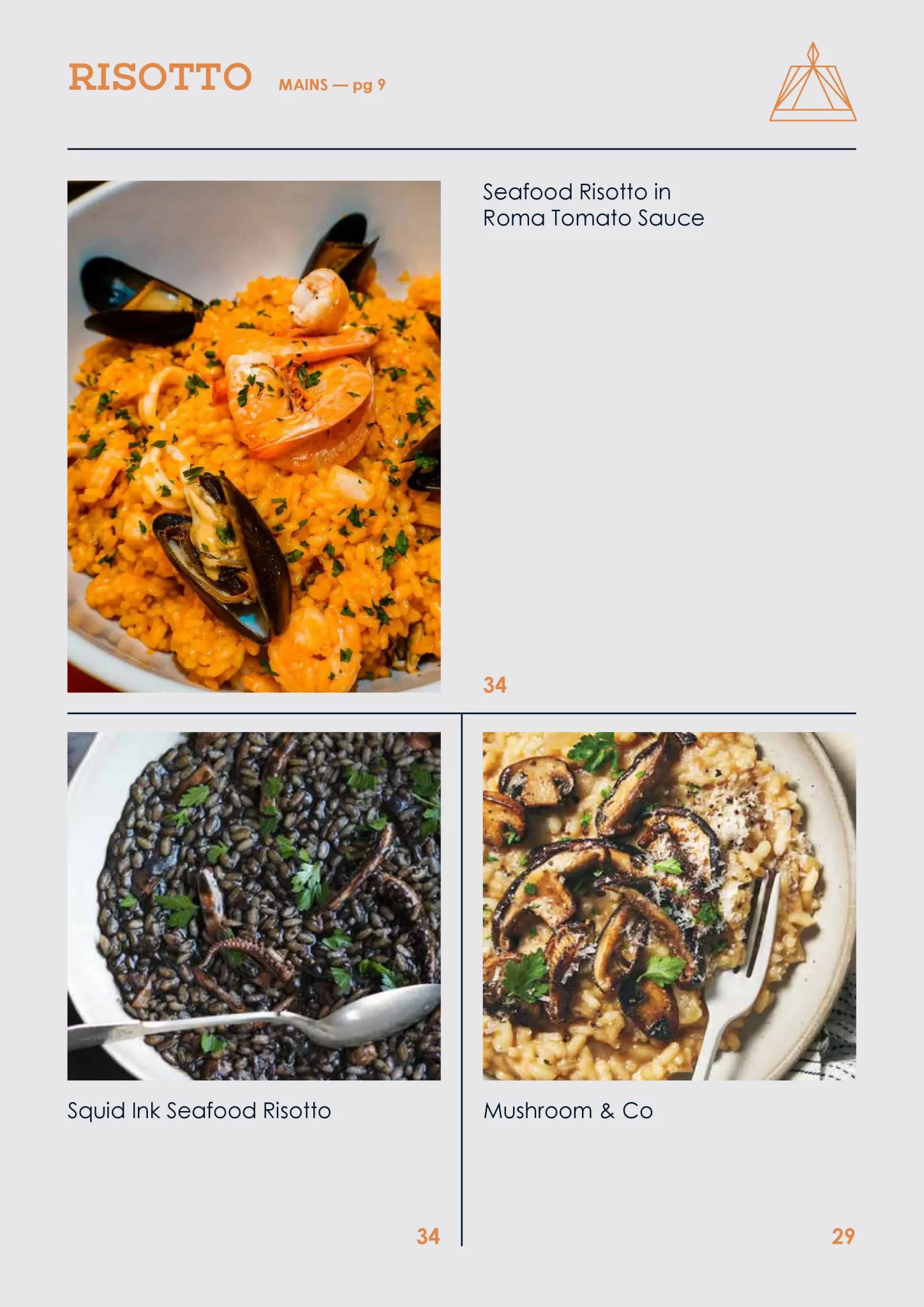 RUBATO RESTAURANT RISOTTO MENU WITH PRICE 2024