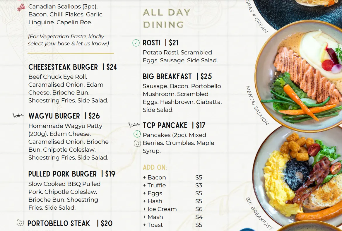 THE COMMUNAL PLACE ALL DAY BRUNCH MENU PRICES 2024