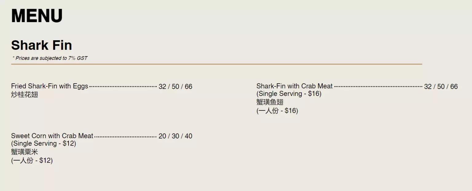 WING SEONG FATTY’S EGGS MENU 2024