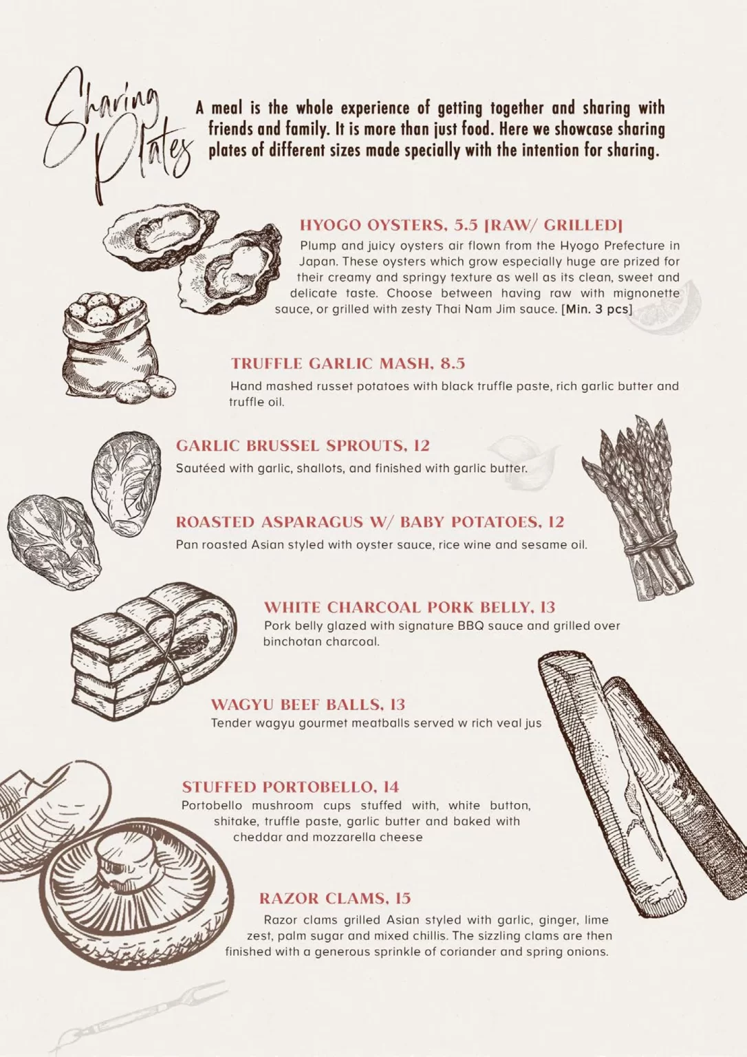 HOPSCOTCH SIDES MENU PRICES 2024