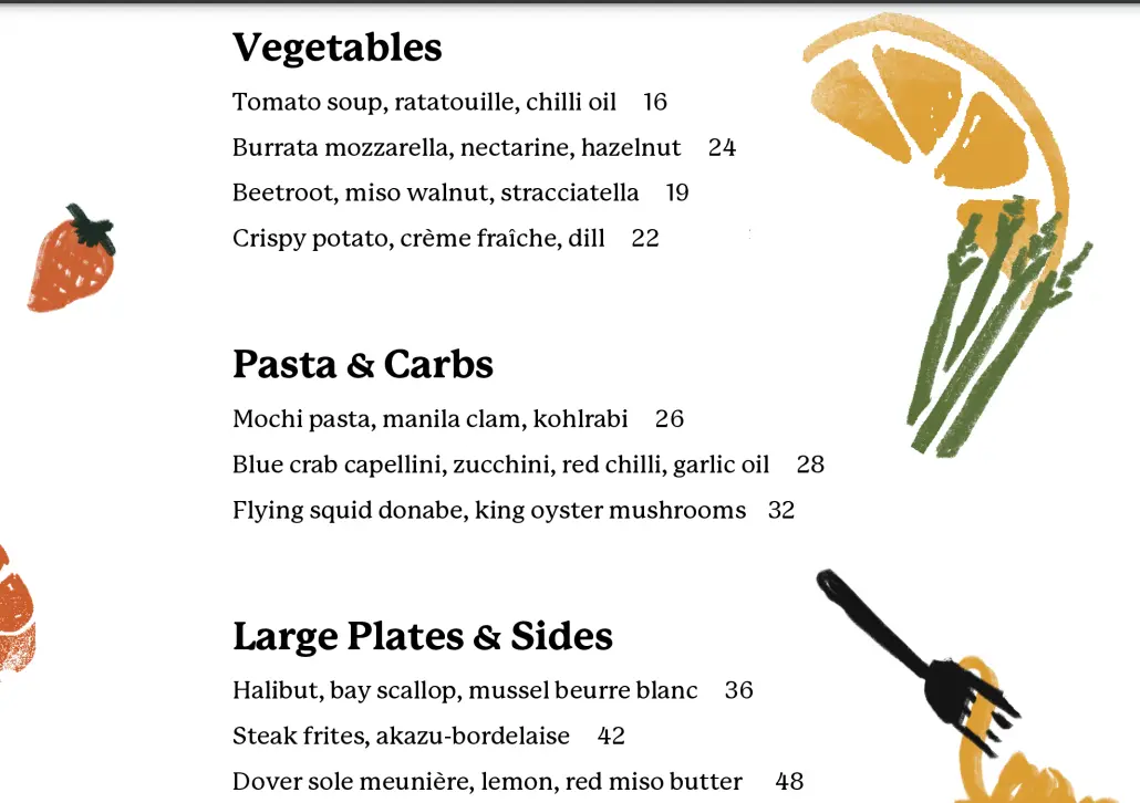 HUMPBACK SNACKS & BITES MENU PRICES 2024