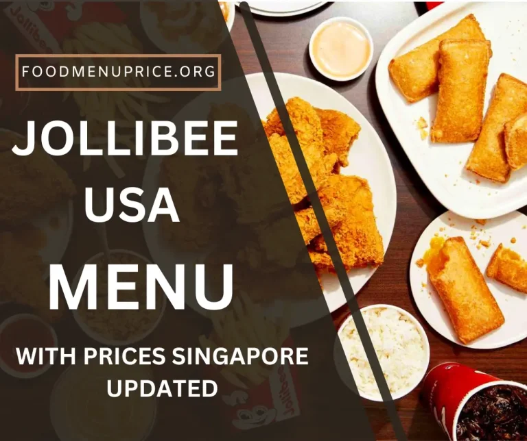 Jollibee USA Menu 2024