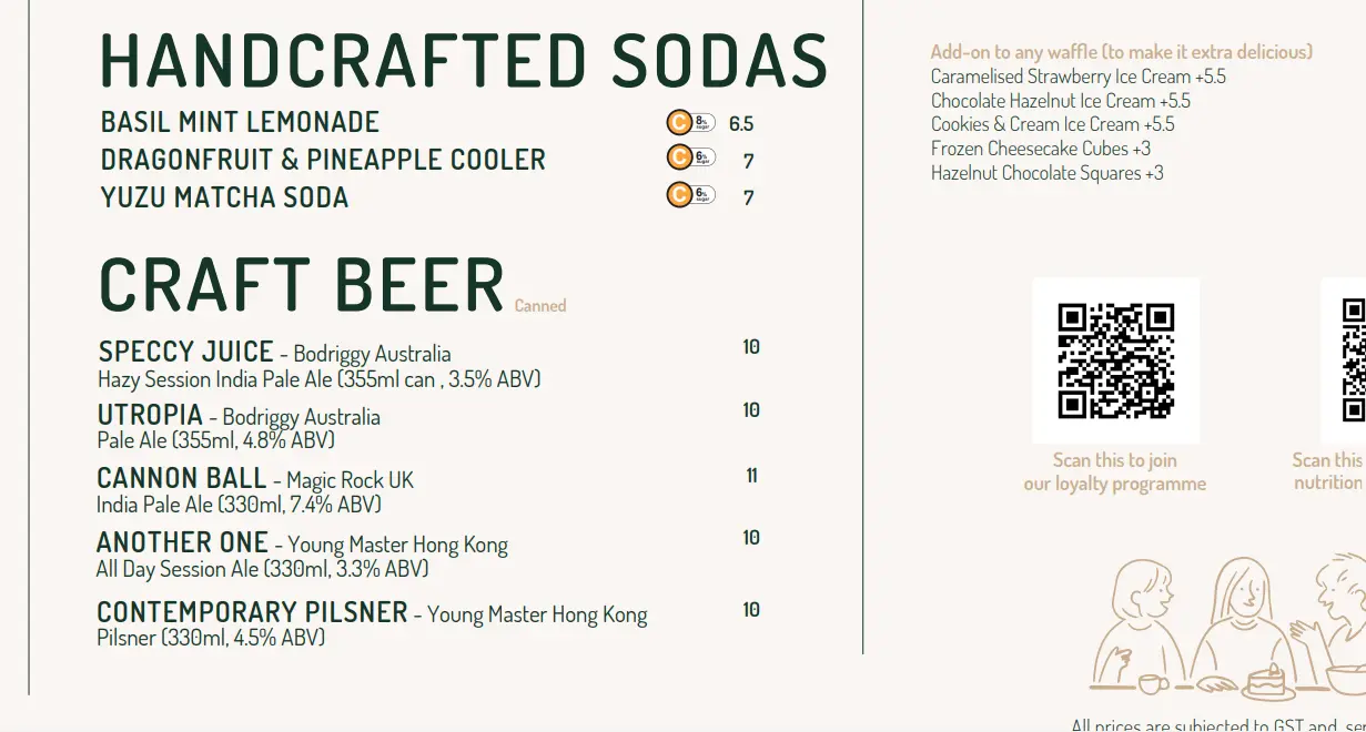 LOLA CAFE HANDCRAFTED SODAS & CRAFT BEERS MENU 2024