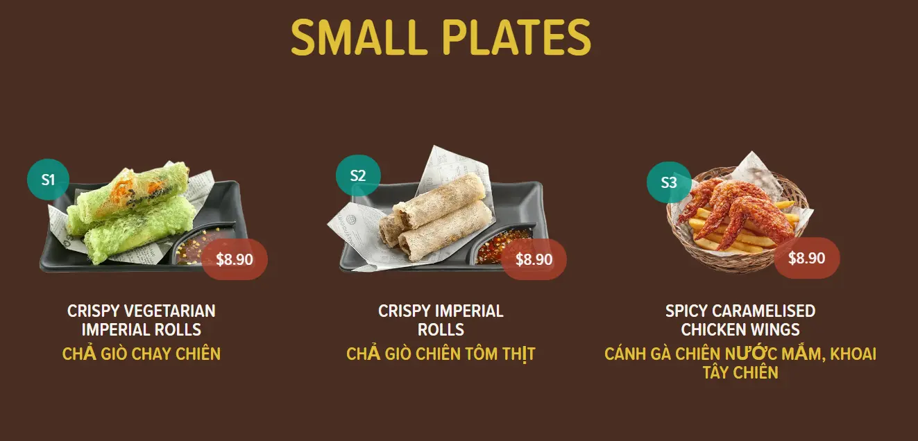 NAM NAM SMALL PLATES MENU PRICES 2024