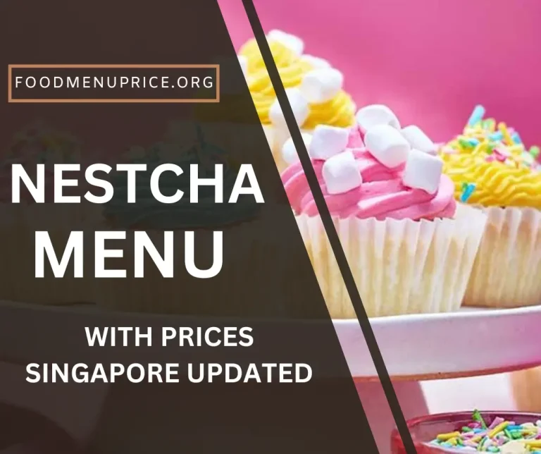 NestCha Menu 2024