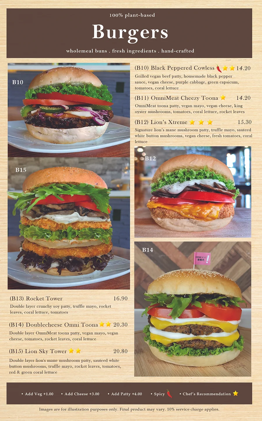 NOMVNOM BURGER MENU PRICES 2024