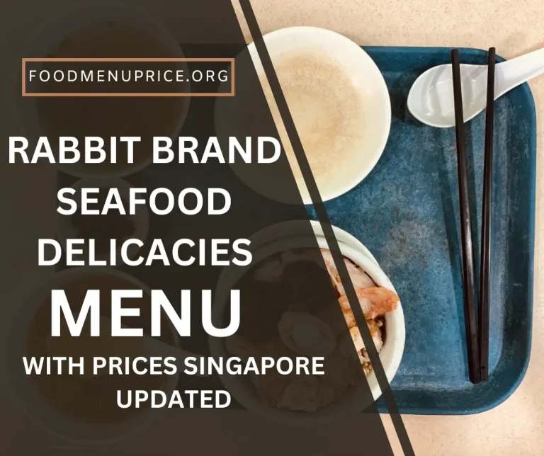 Rabbit Brand Seafood Delicacies Menu 2024