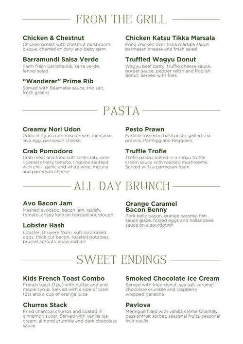 SURREY HILLS DELI PASTA & SHARING MENU WITH PRICES 2024