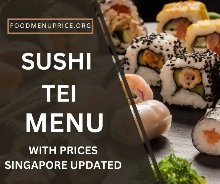 Sushi Tei Menu 2024