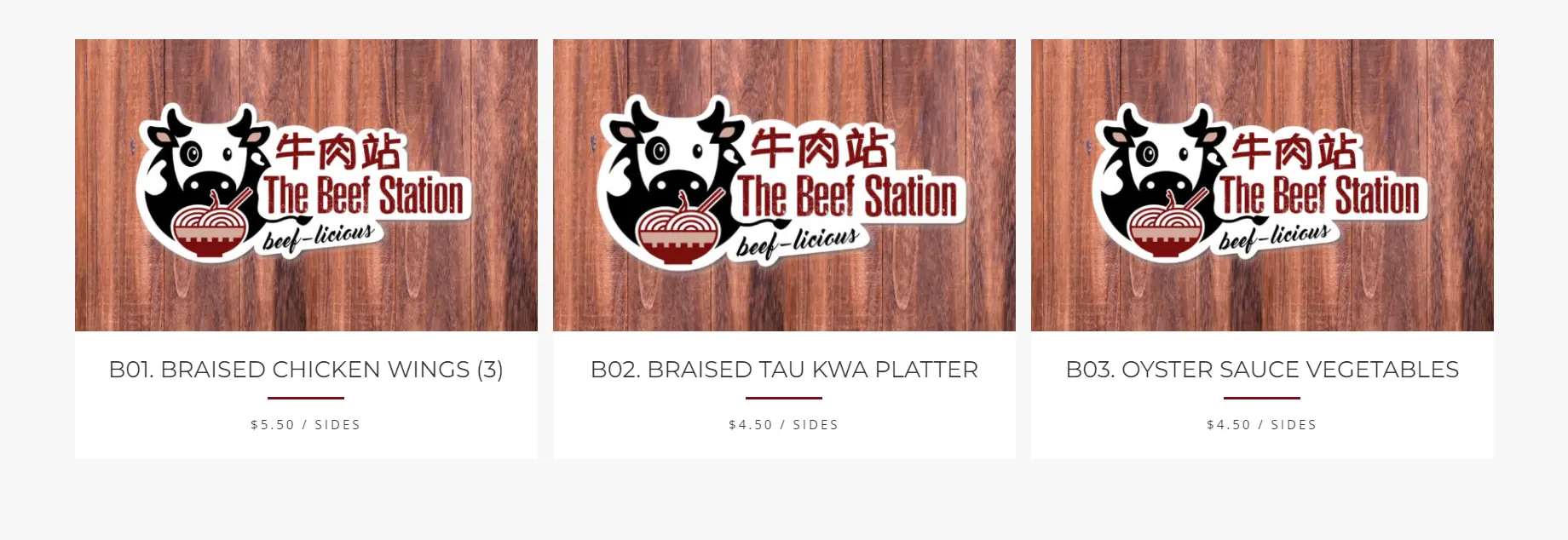 THE BEEF STATION SIDES MENU PRICES 2024