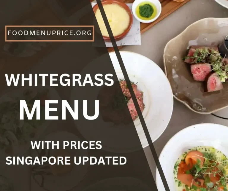 Whitegrass Menu 2024