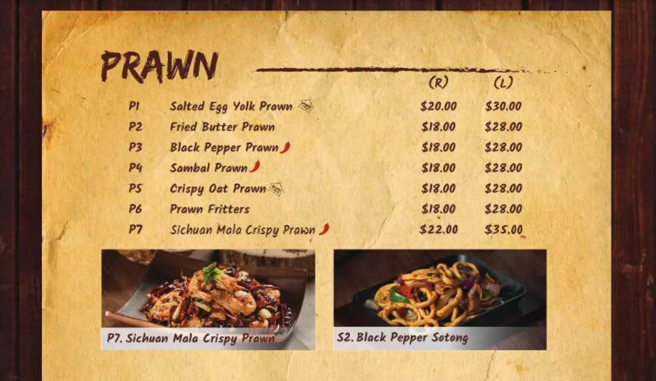 YASSIN KAMPUNG PRAWN MENU WITH PRICES 2024