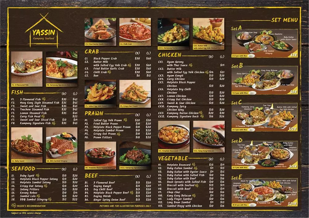 YASSIN KAMPUNG RICE MENU WITH PRICES 2024