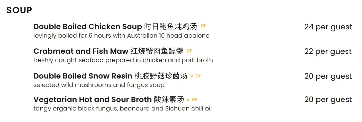 YELLOW POT SOUP MENU PRICES 2024