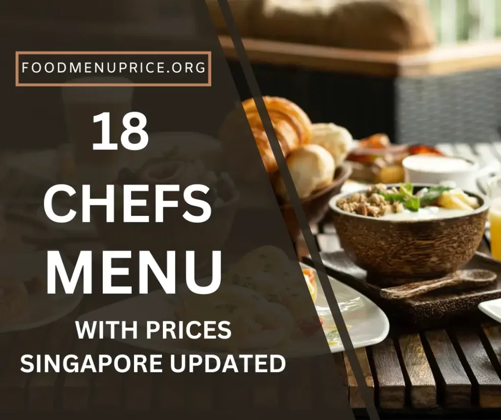 18 Chefs Menu Singapore