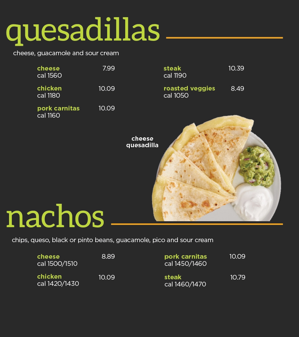 BAJA FRESH TAQUITOS & NACHOS MENU PRICES SINGAPORE