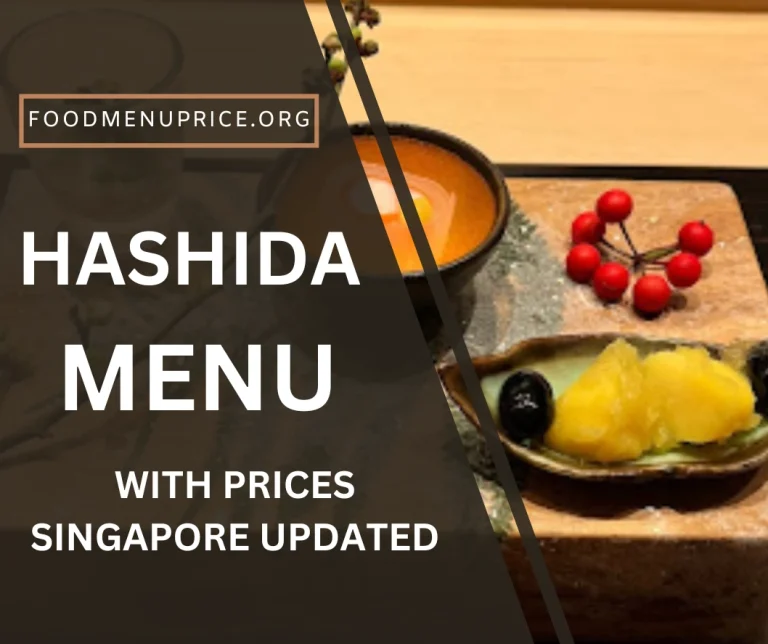 Hashida Menu 2024