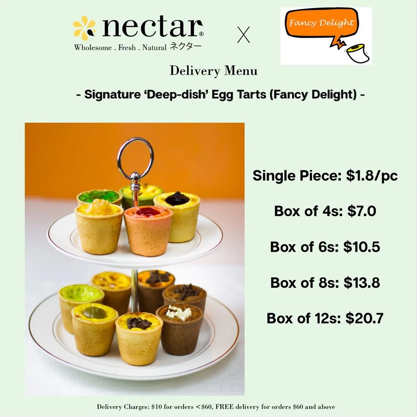 NECTAR BEVERAGES MENU PRICES SINGAPORE