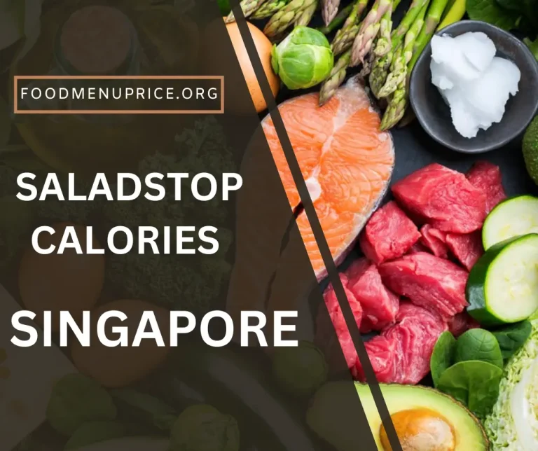 Saladstop Calories Singapore 2024