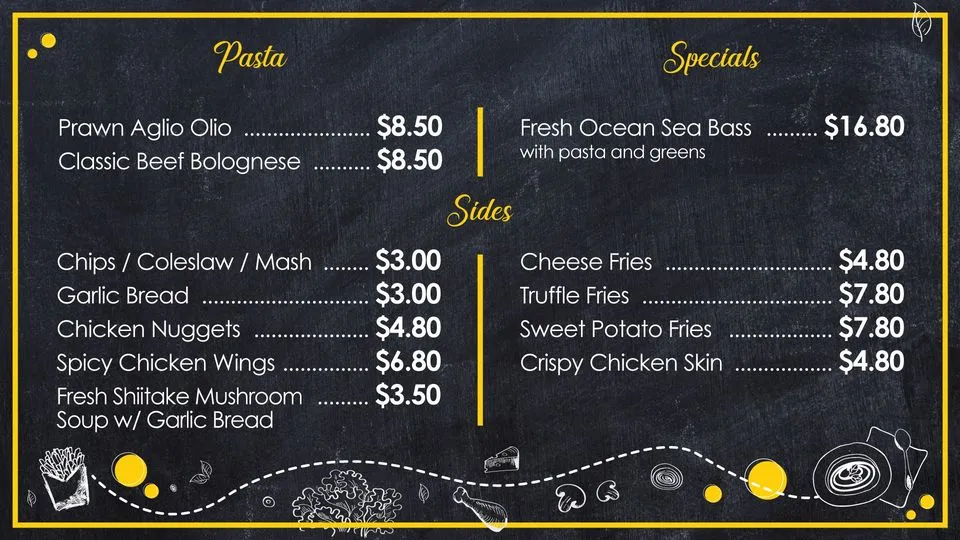 CHIPPY SNACKS MENU PRICES SINGAPORE