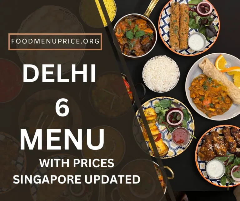 Delhi 6 Menu Singapore