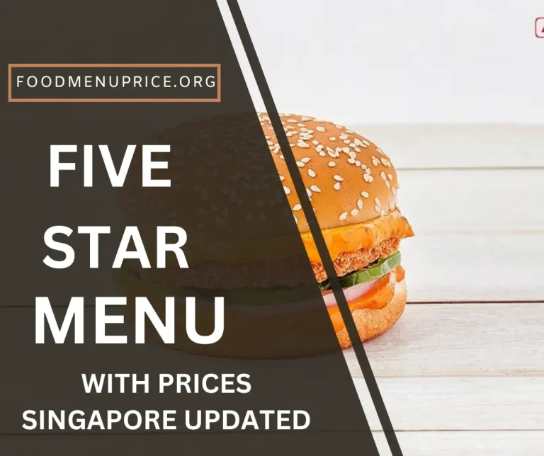 Five Star Menu Singapore