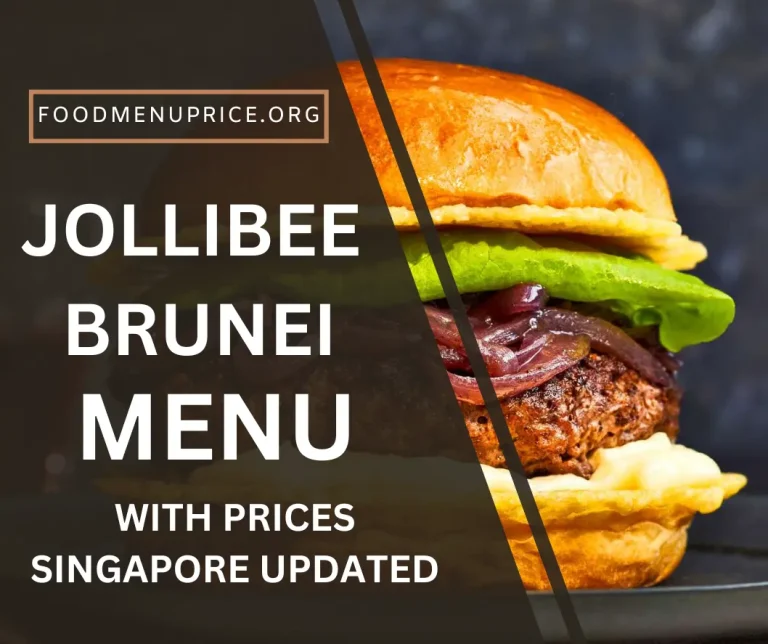 Jollibee Brunei Menu Updated