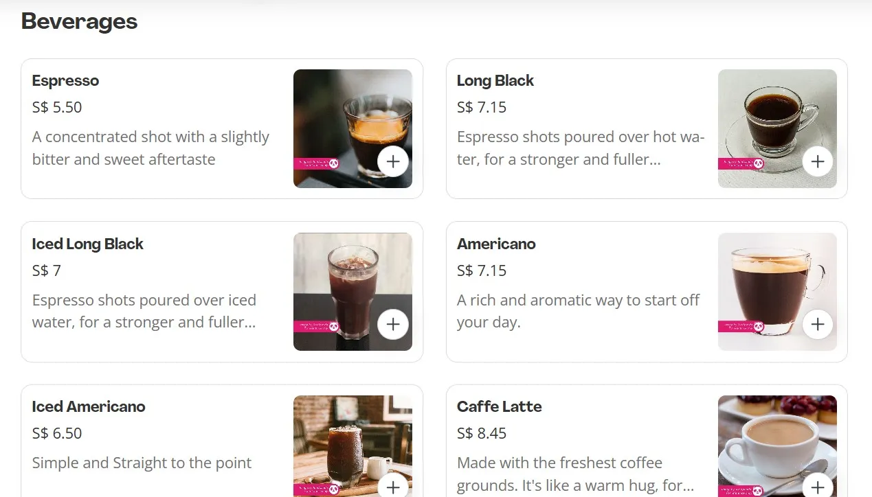 PANINOTECA BEVERAGES MENU PRICE