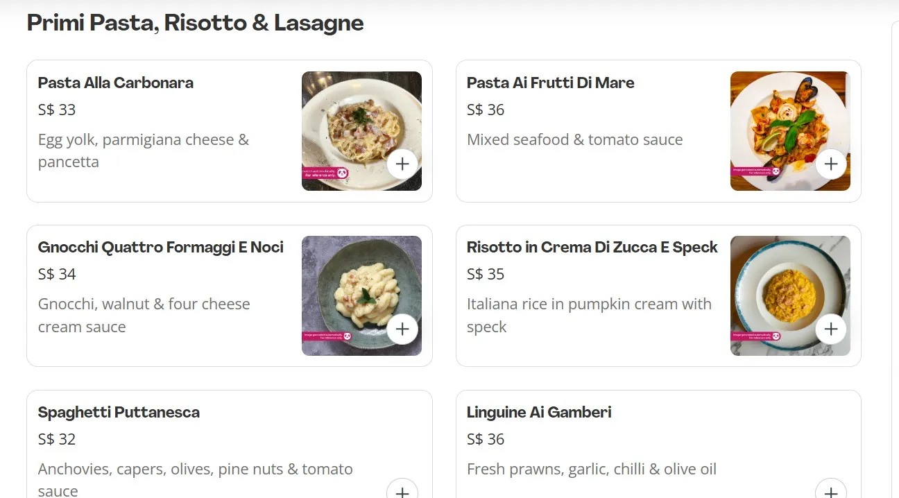 PANINOTECA PRIMI MENU PRICE