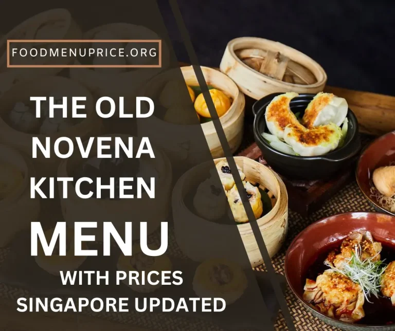 The Old Navena Kitchen Menu Singapore