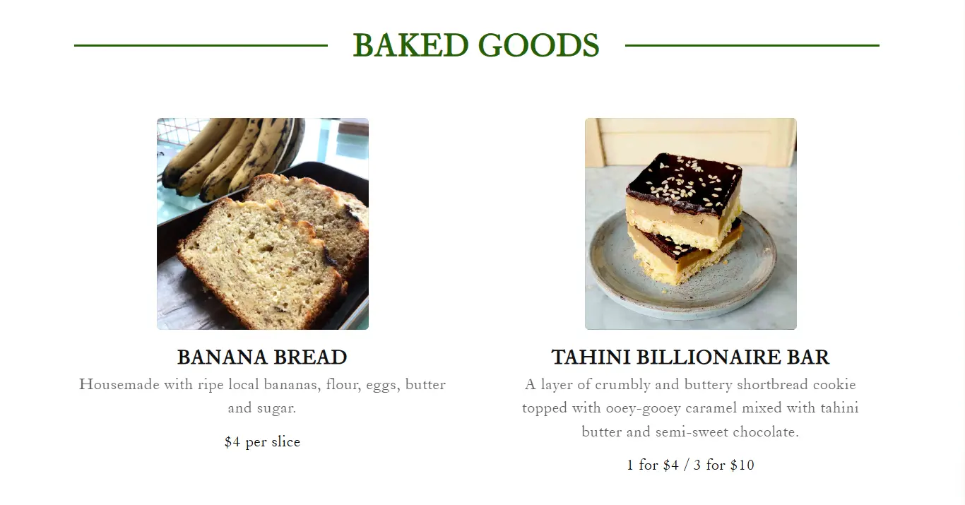 THE SOCIAL SPACE BAKED GOODS MENU PRICES SINGAPORE