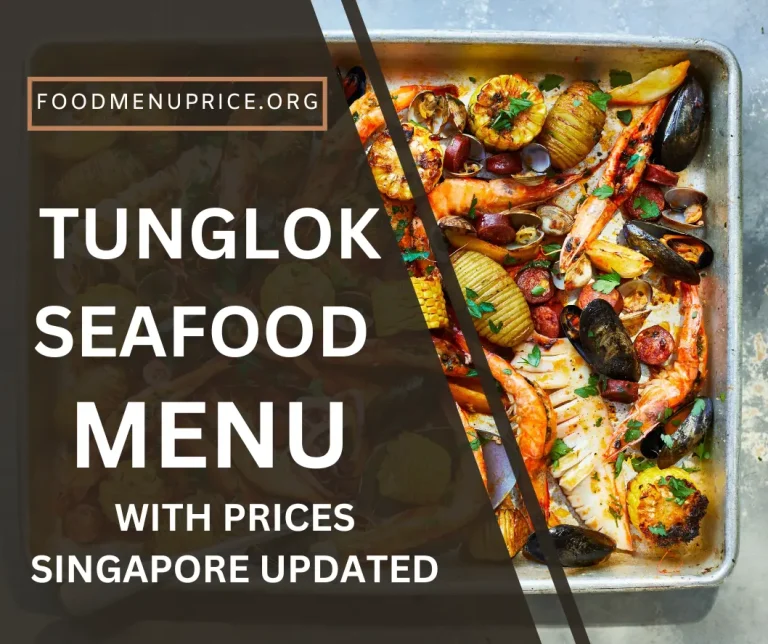 TungLok Seafood Menu Singapore