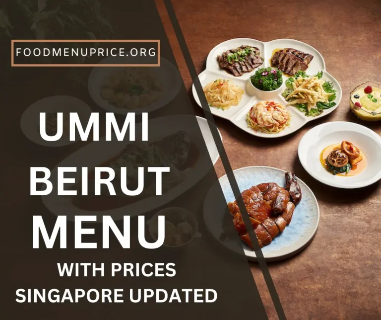 Ummi Beirut Menu Singapore